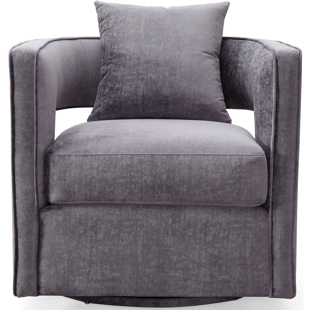 Kennedy Grey Swivel Chair. Picture 3
