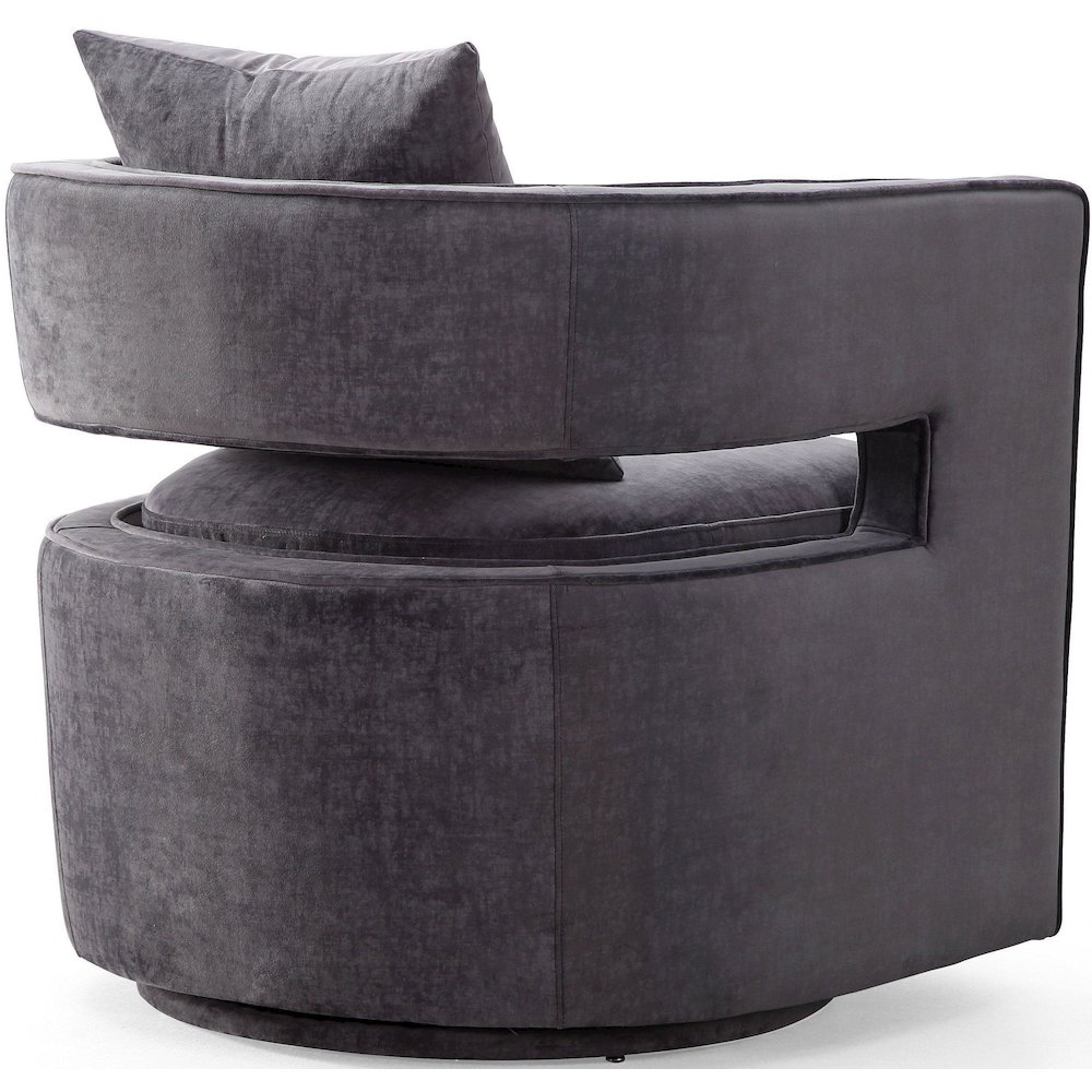 Kennedy Grey Swivel Chair. Picture 5