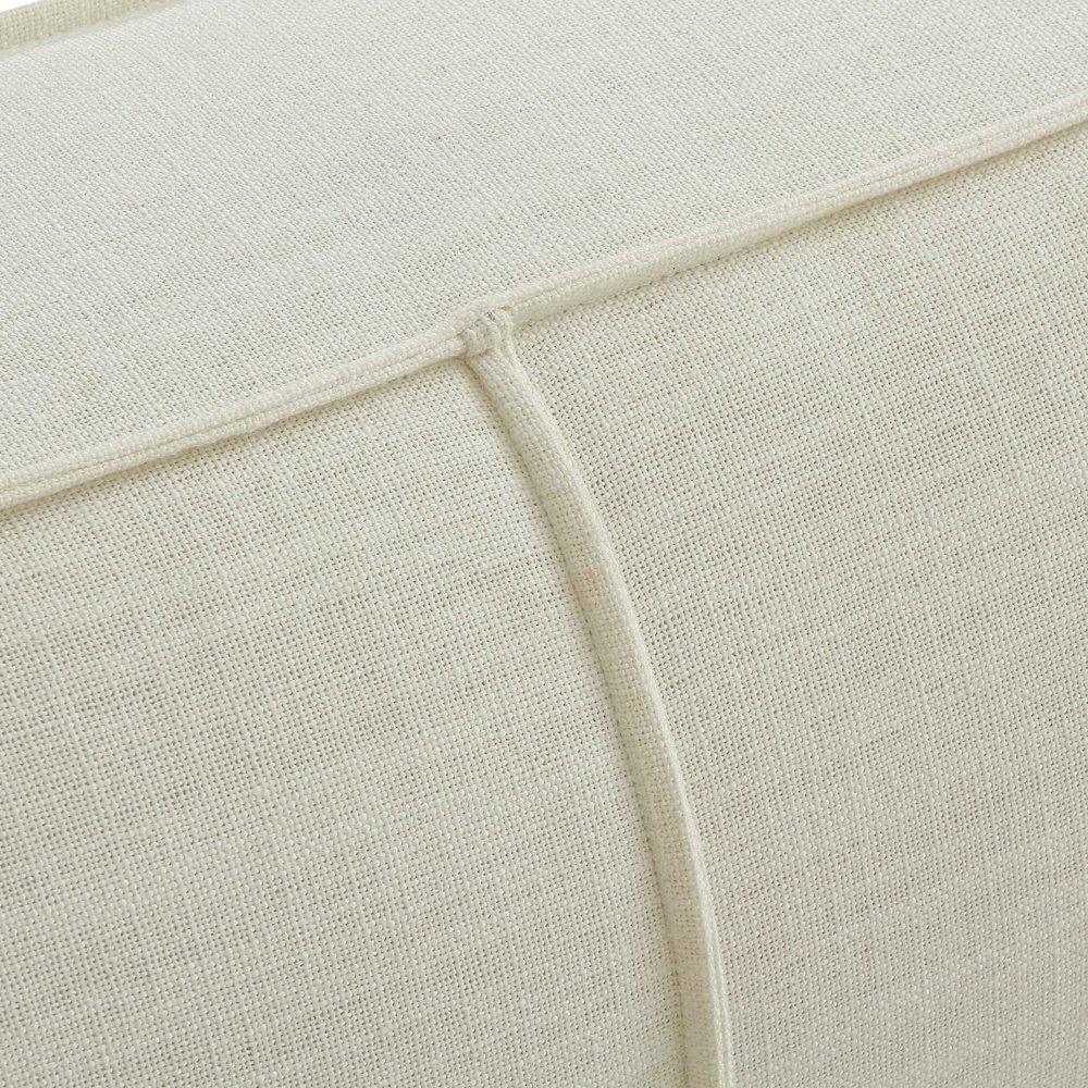 Olafur Cream Linen Sofa. Picture 5
