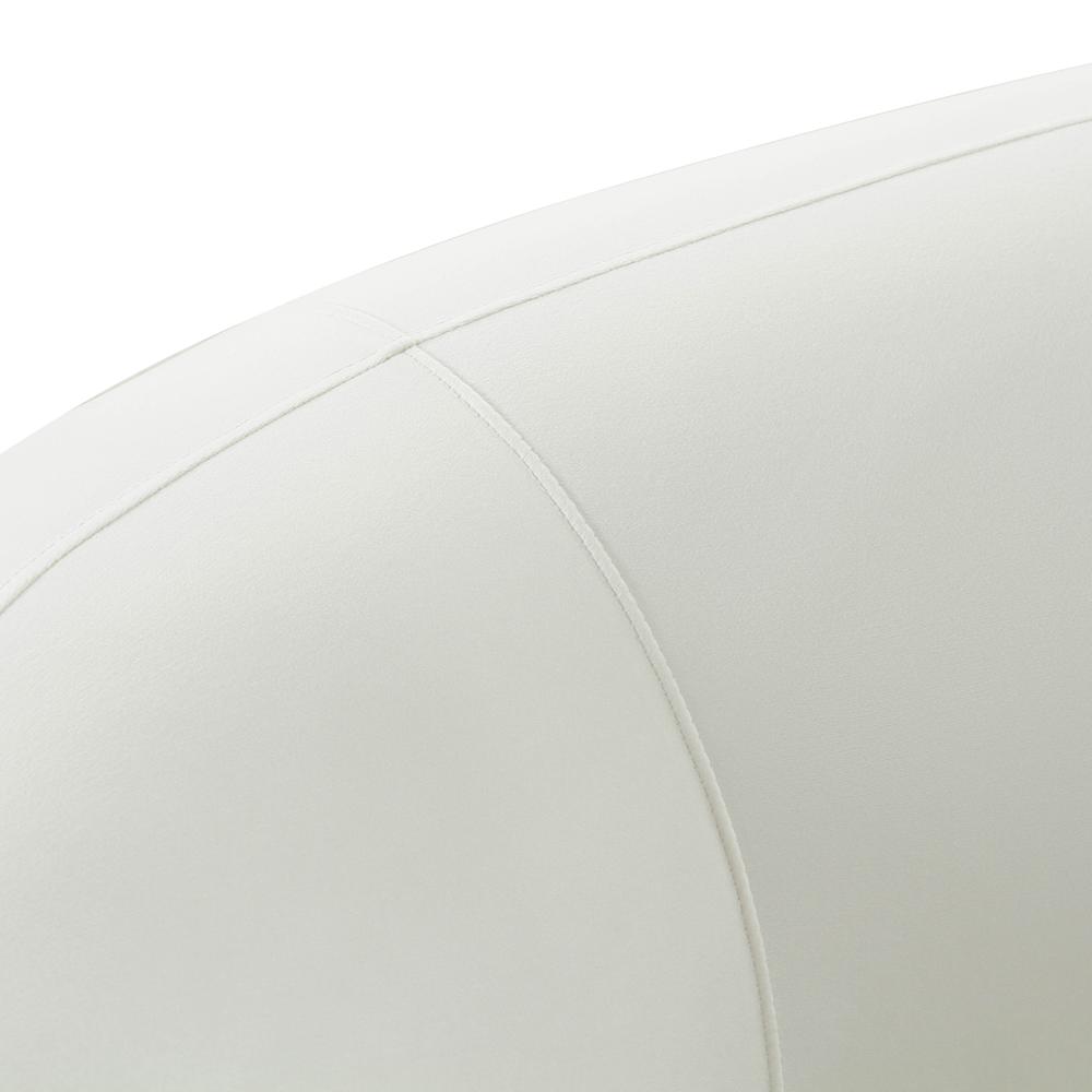 Kendall Cream Velvet 120" Sofa. Picture 5