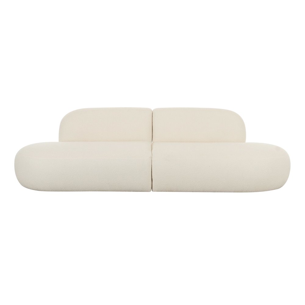 Broohah Cream Boucle Sofa. Picture 3