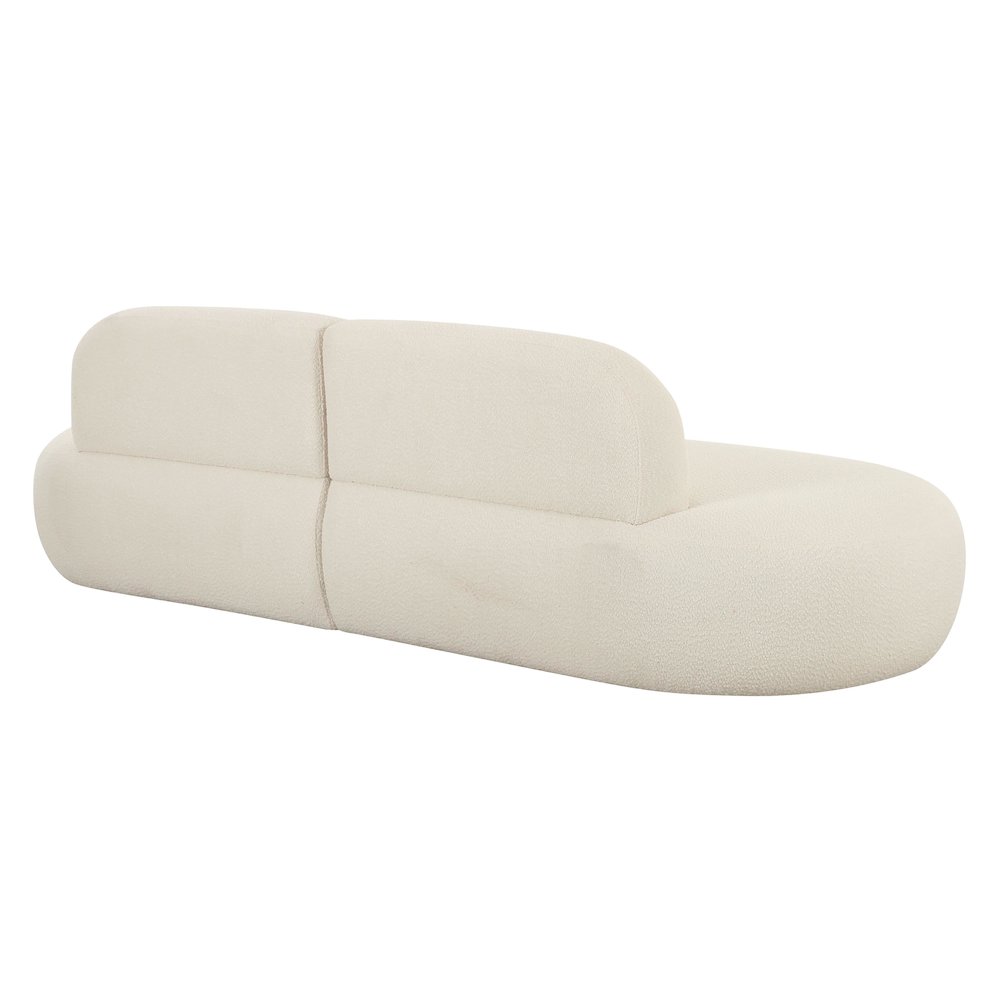 Broohah Cream Boucle Sofa. Picture 4