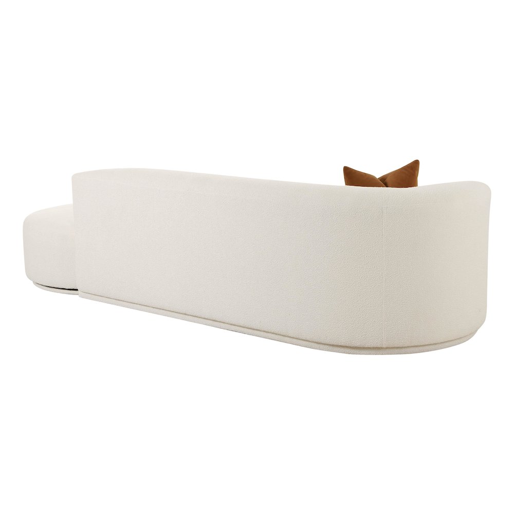 Fickle Cream Boucle 2-Piece Chaise Modular LAF Sofa. Picture 6