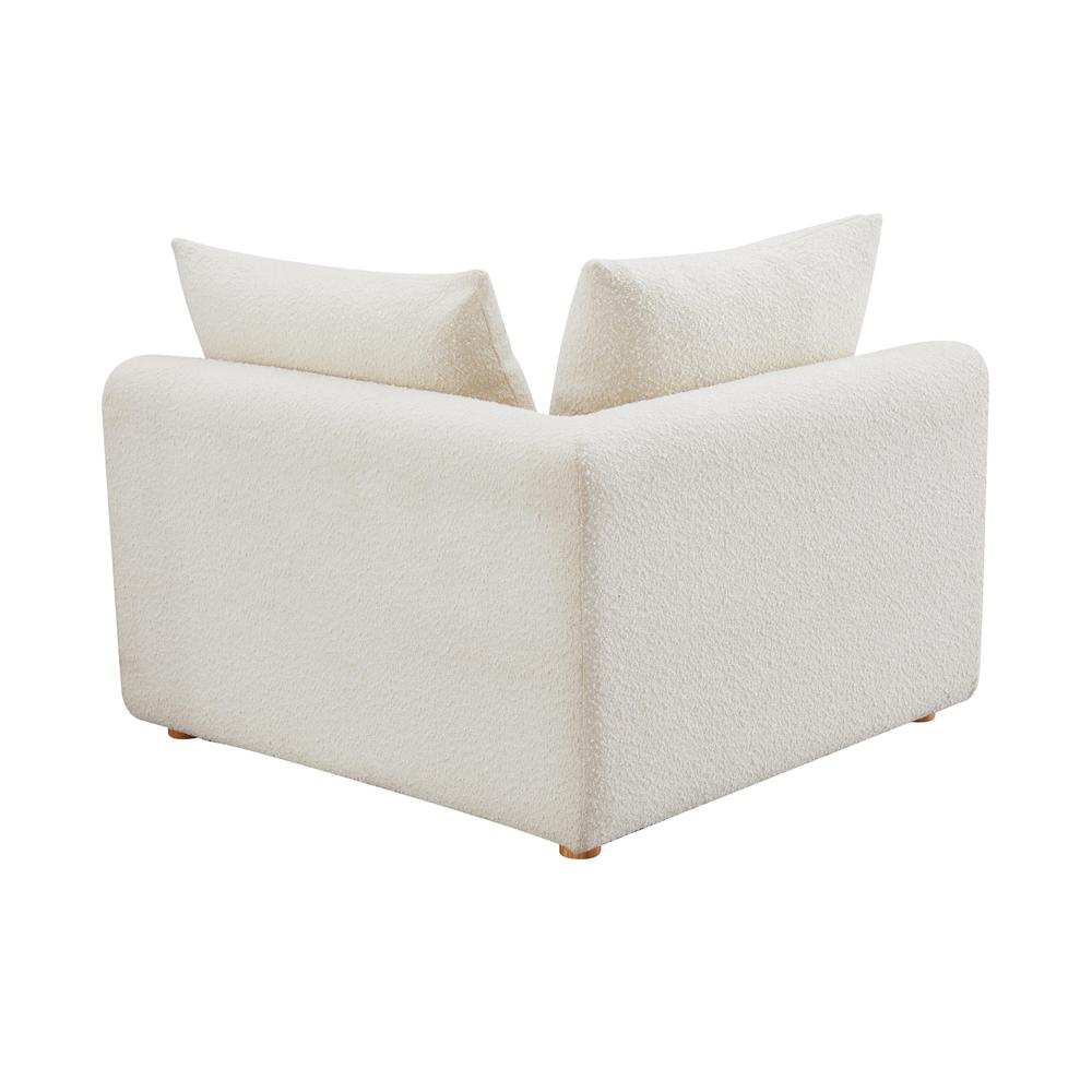 Hangover Cream Boucle Modular Corner Chair. Picture 5