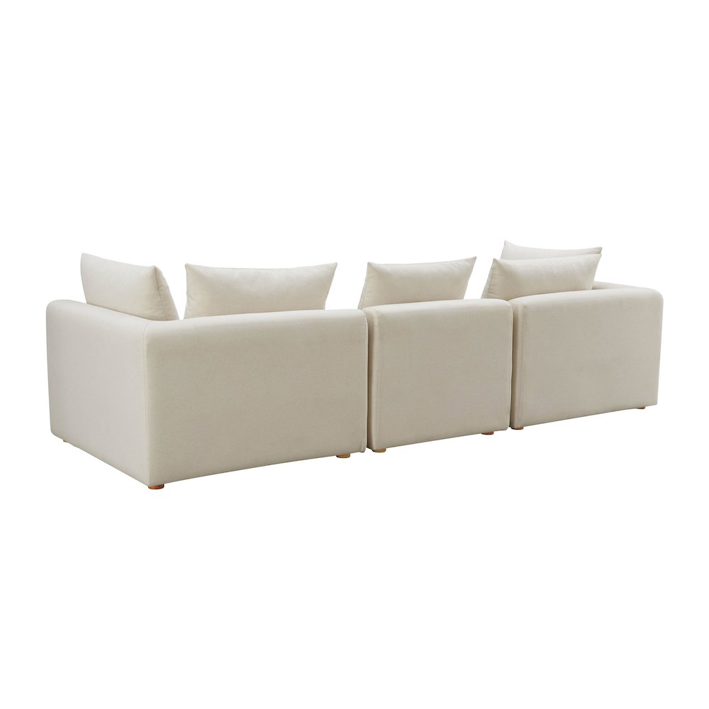 Hangover Cream Performance Linen Sofa. Picture 5
