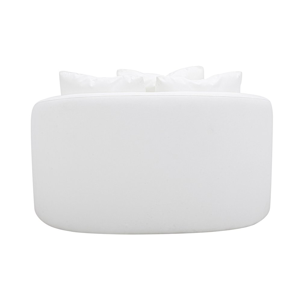 Hanim Cream Linen Daybed. Picture 4