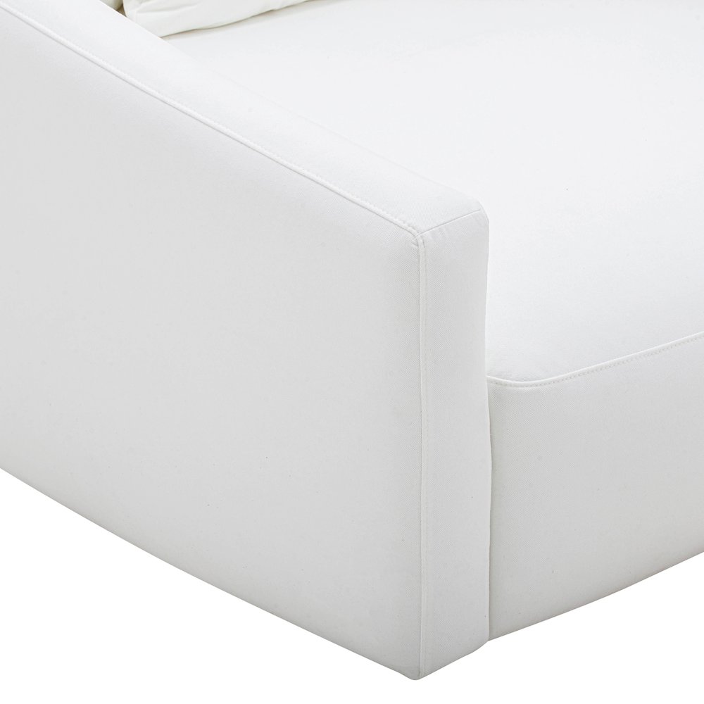Hanim Cream Linen Daybed. Picture 5