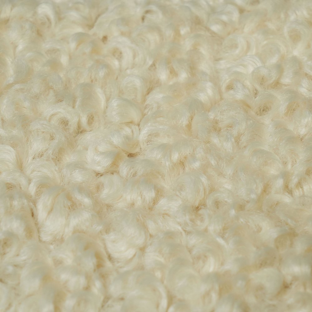 Leonie Beige Faux Shearling 84" Sofa. Picture 7
