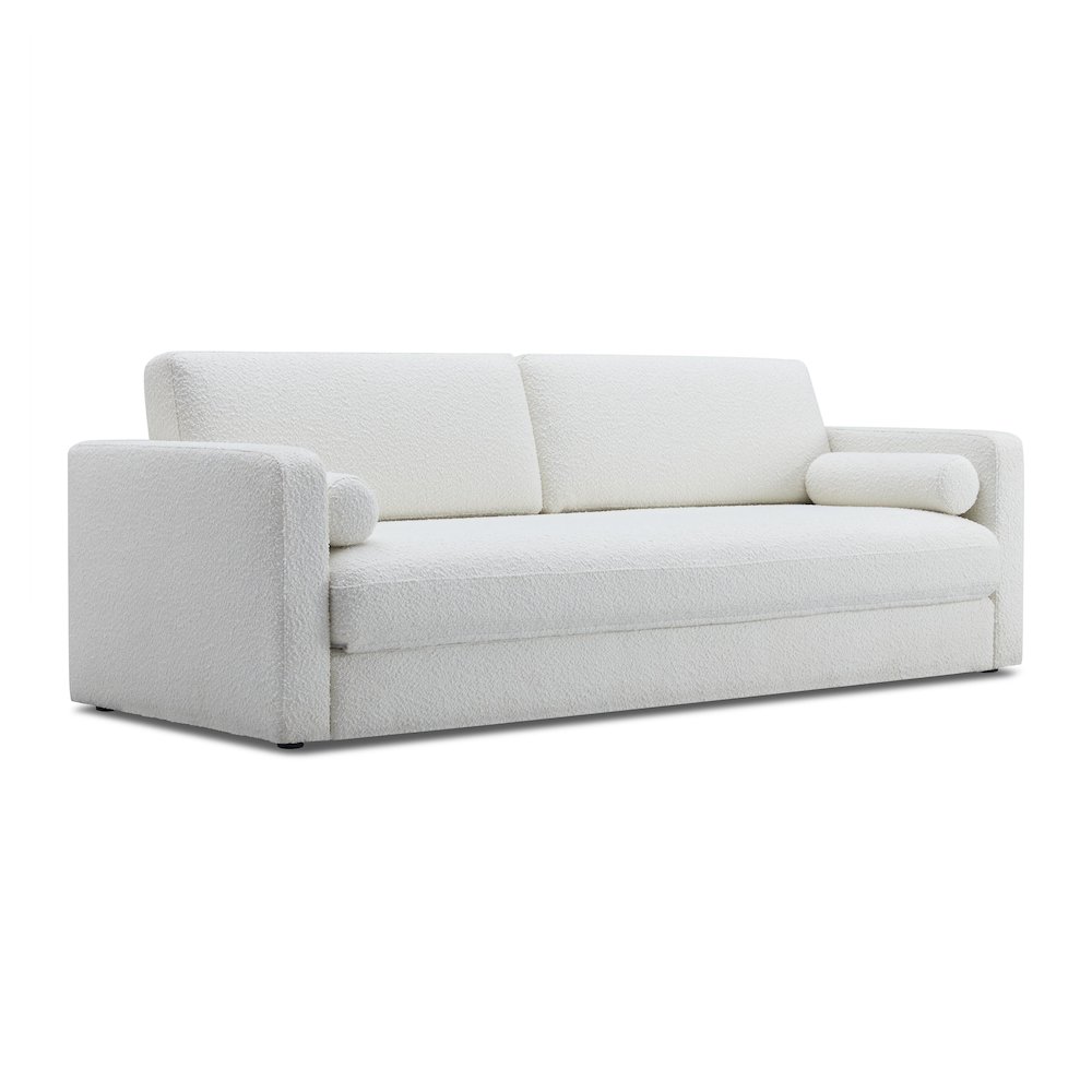Ryan Cream Boucle Sofa Bed. Picture 1