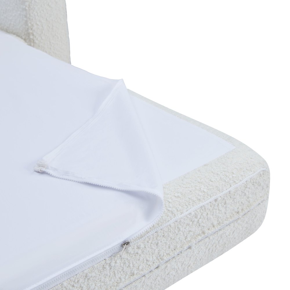 Ryan Cream Boucle Sofa Bed. Picture 9