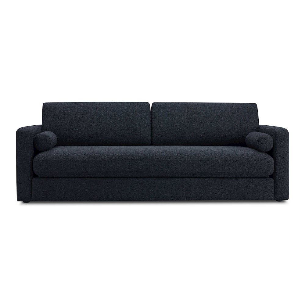 Ryan Black Boucle Sofa Bed. Picture 2
