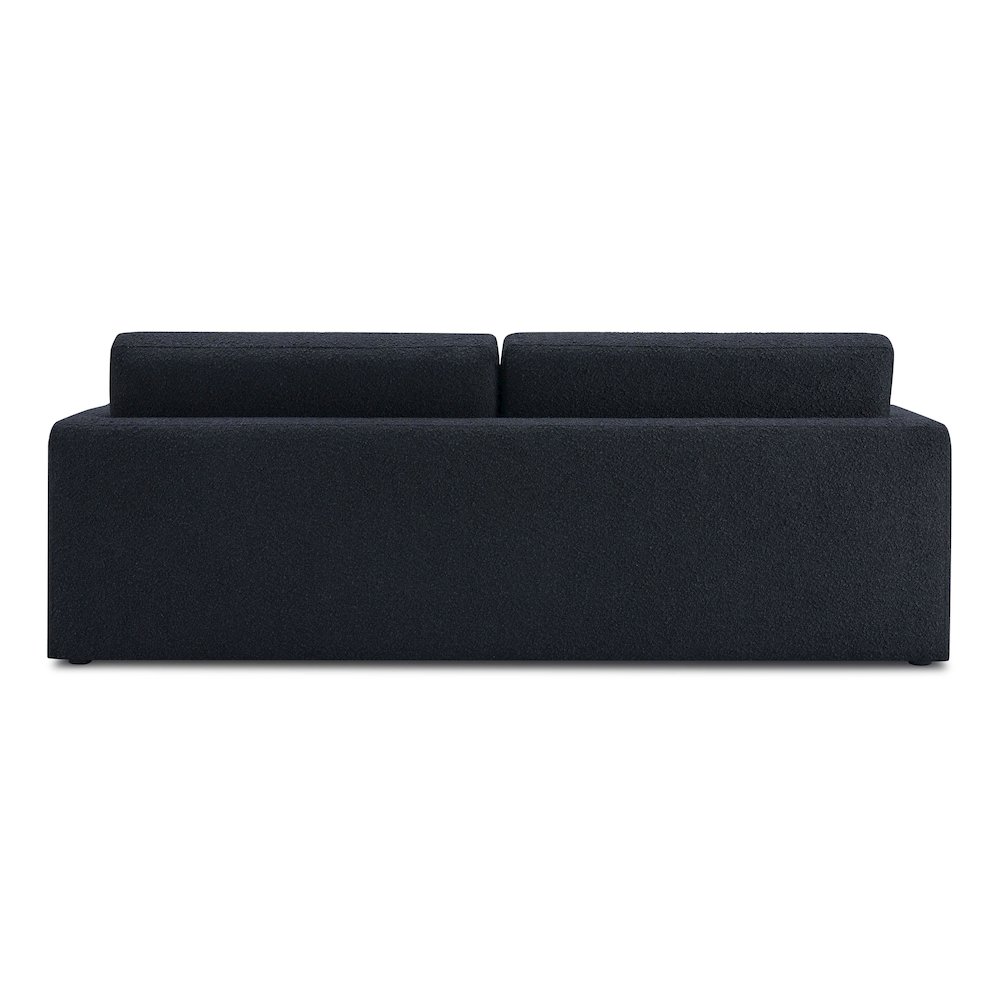 Ryan Black Boucle Sofa Bed. Picture 4