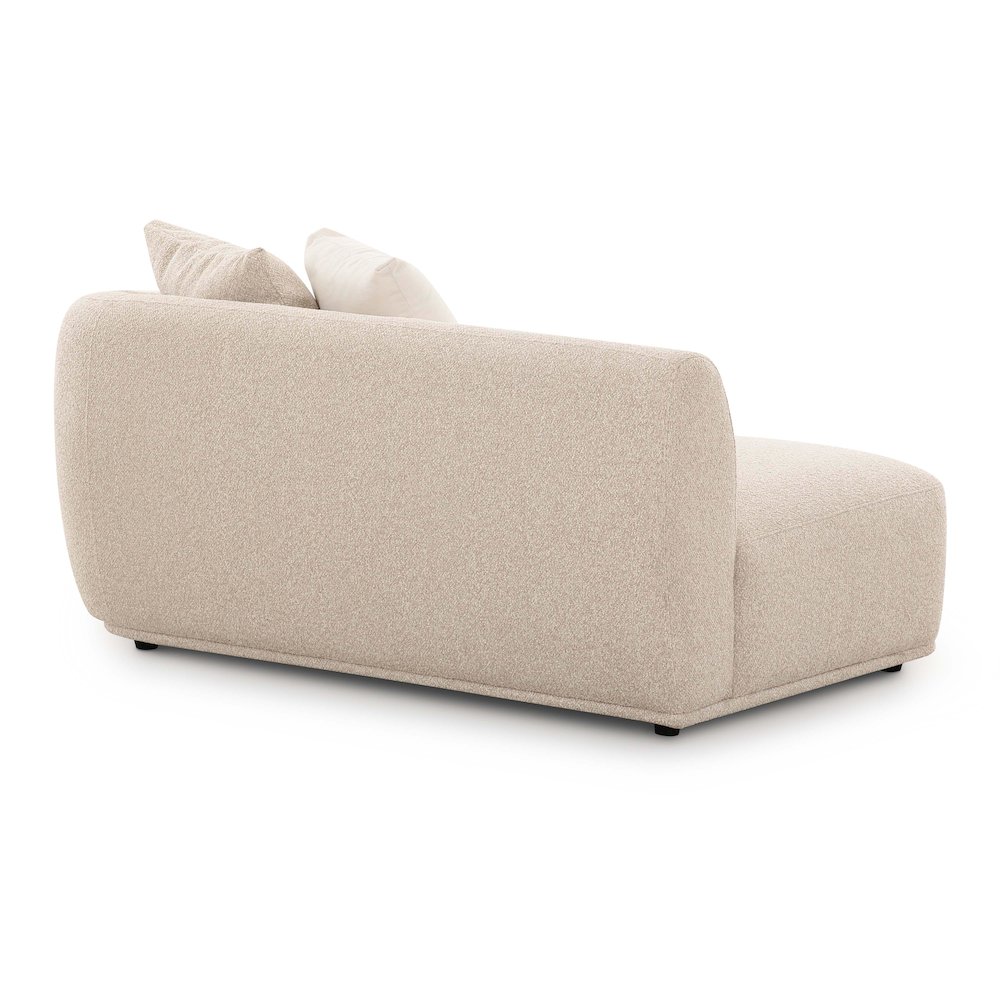 Sylvie Cream Boucle Right Arm 2-Seater Loveseat. Picture 3