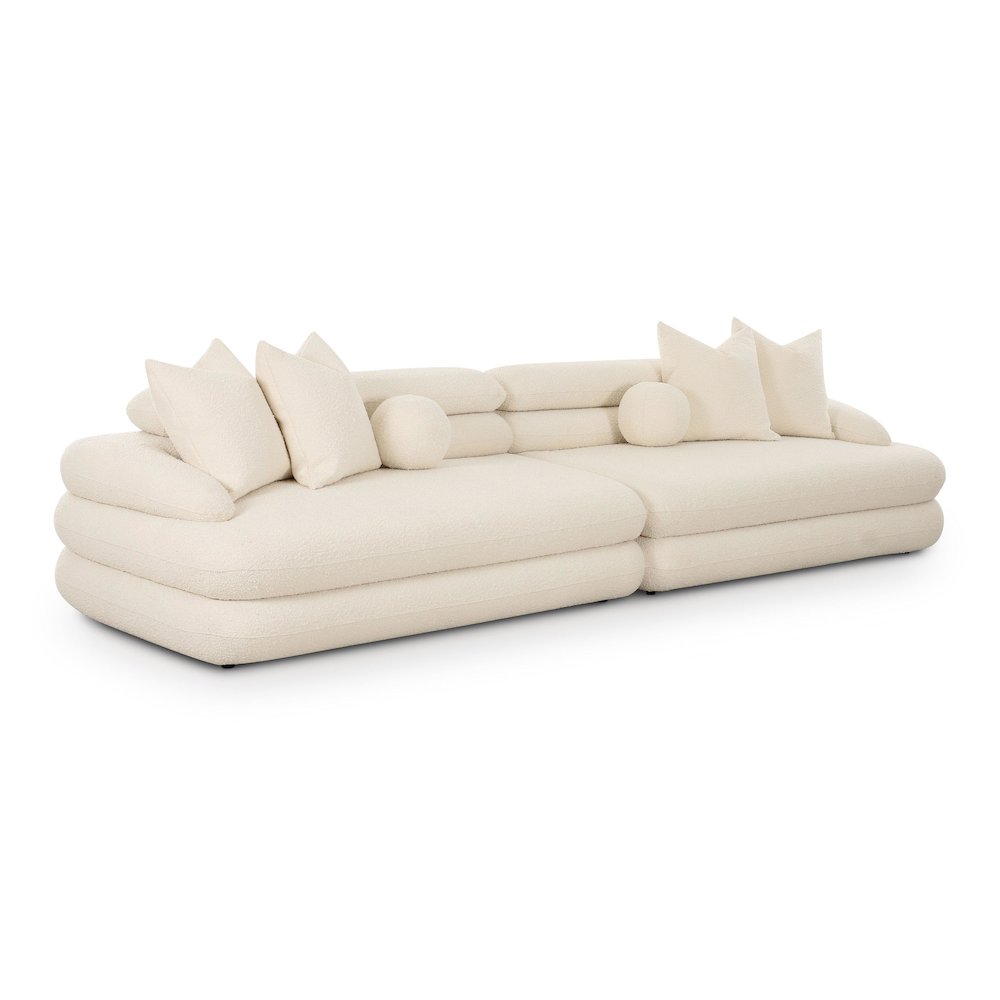 Lulu Cream Boucle Modular Sofa. Picture 3