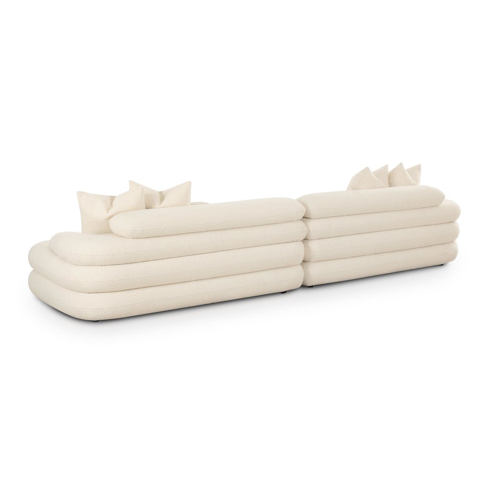 Lulu Cream Boucle Modular Sofa. Picture 4