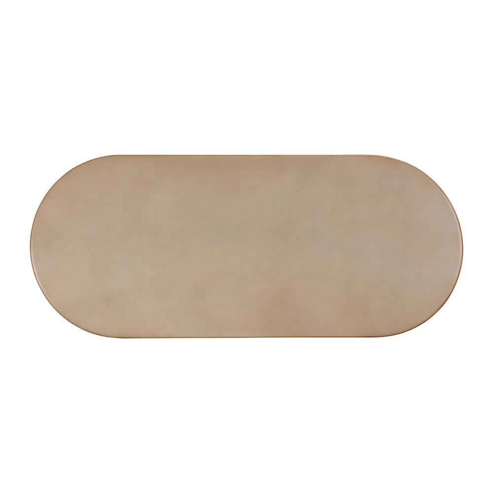 Fassa Terracotta Oval Indoor / Outdoor Dining Table. Picture 6