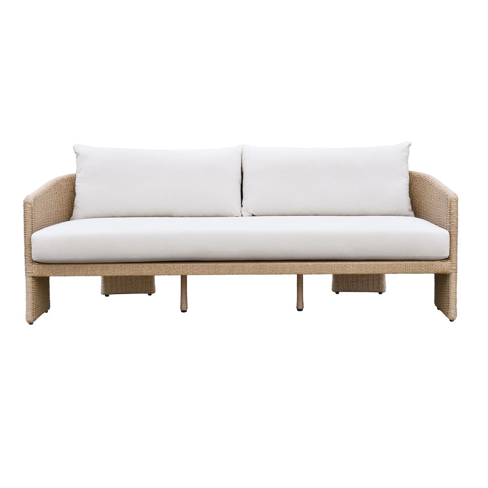 Alexa Cream Outdoor Sofa. Picture 2