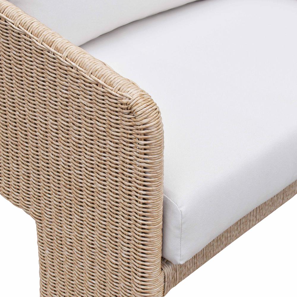 Alexa Cream Outdoor Sofa. Picture 4