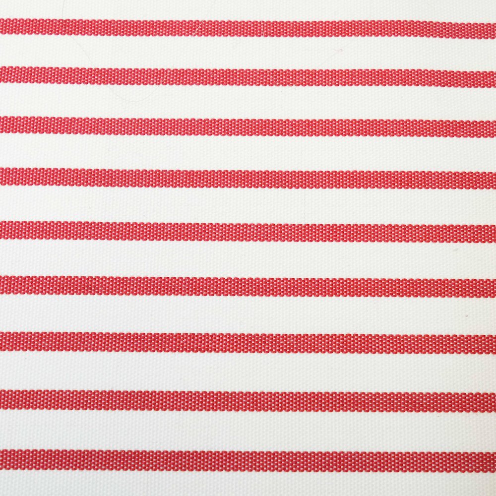 Saint Tropez Pearl and Red Striped Stuffed Outdoor Armchair. Picture 7