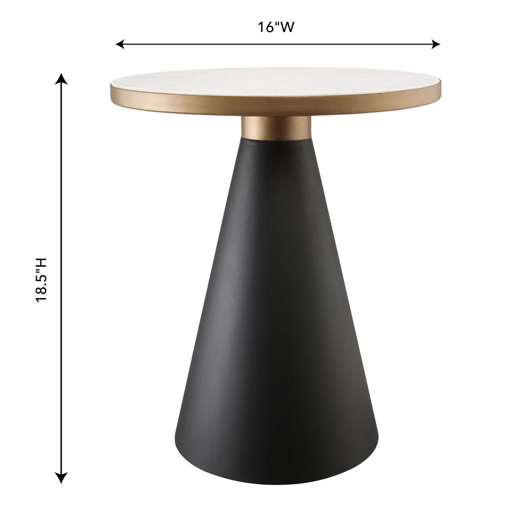 Richard Marble Side Table. Picture 3