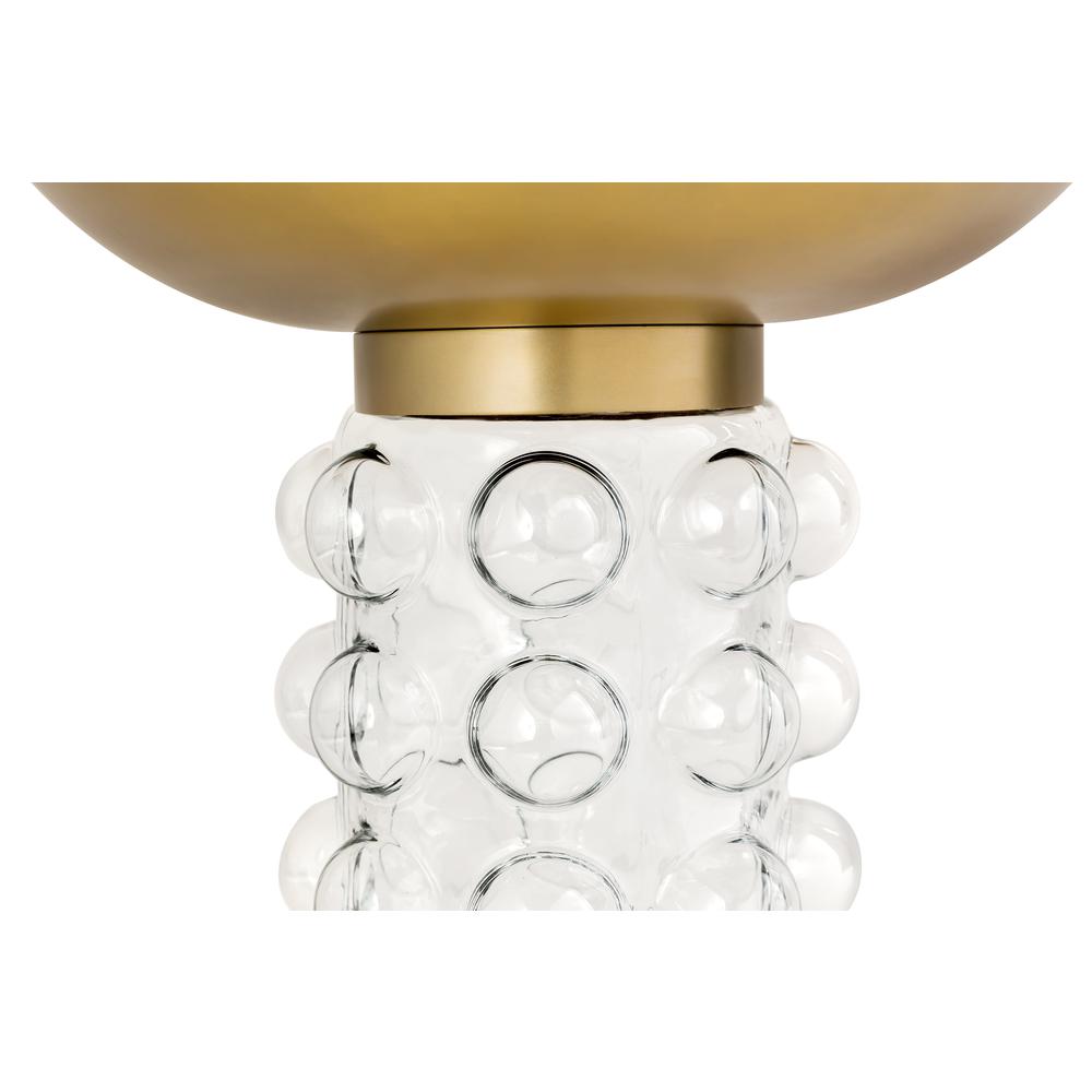 Bubble Glass/Brass Side Table. Picture 5