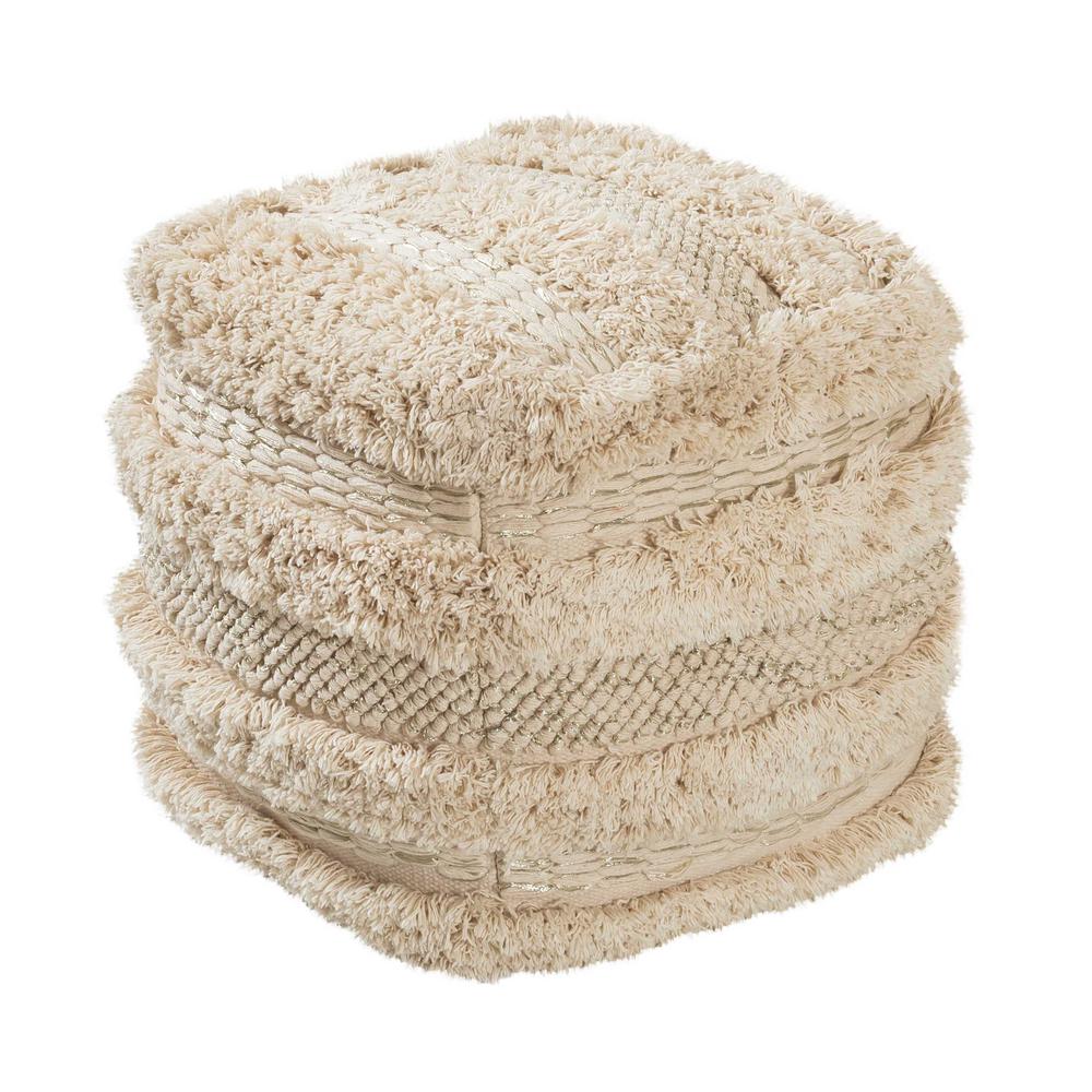 Yorba Cotton Pouf. Picture 5