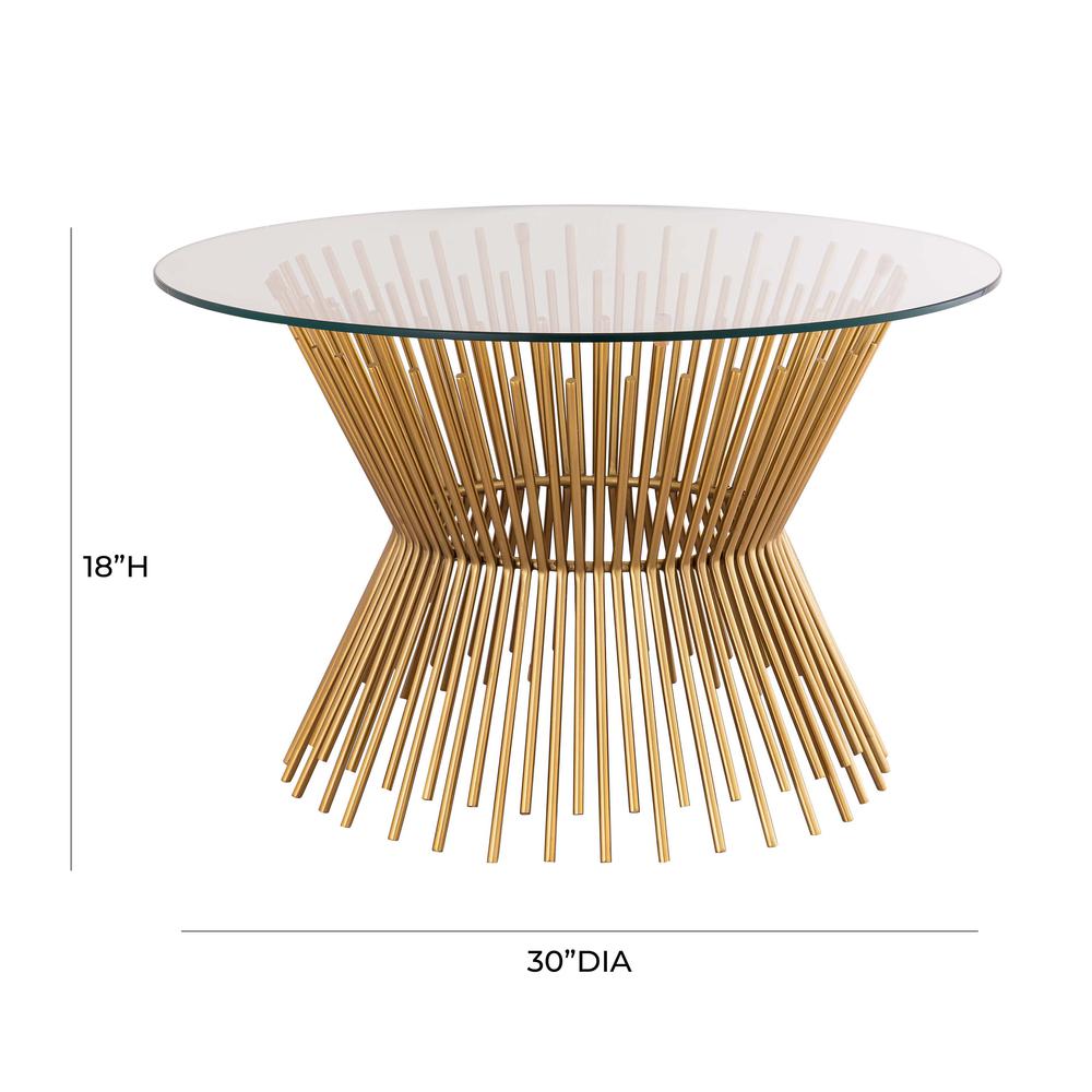 Grace Glass Coffee Table. Picture 3