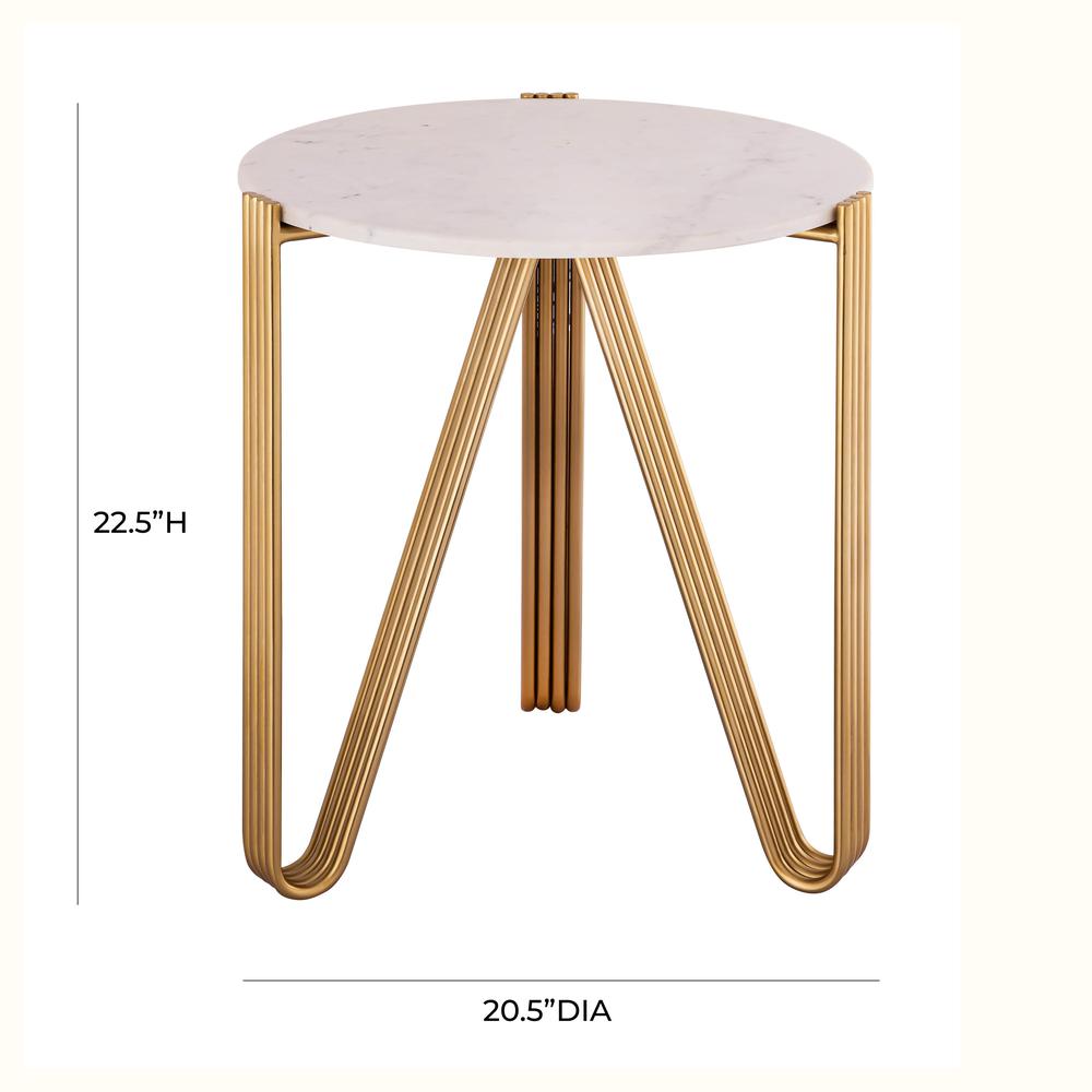 Aya Marble Side Table. Picture 8