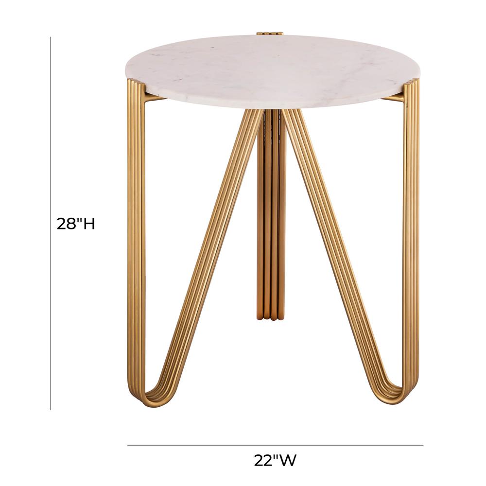 Aya Marble Side Table. Picture 2