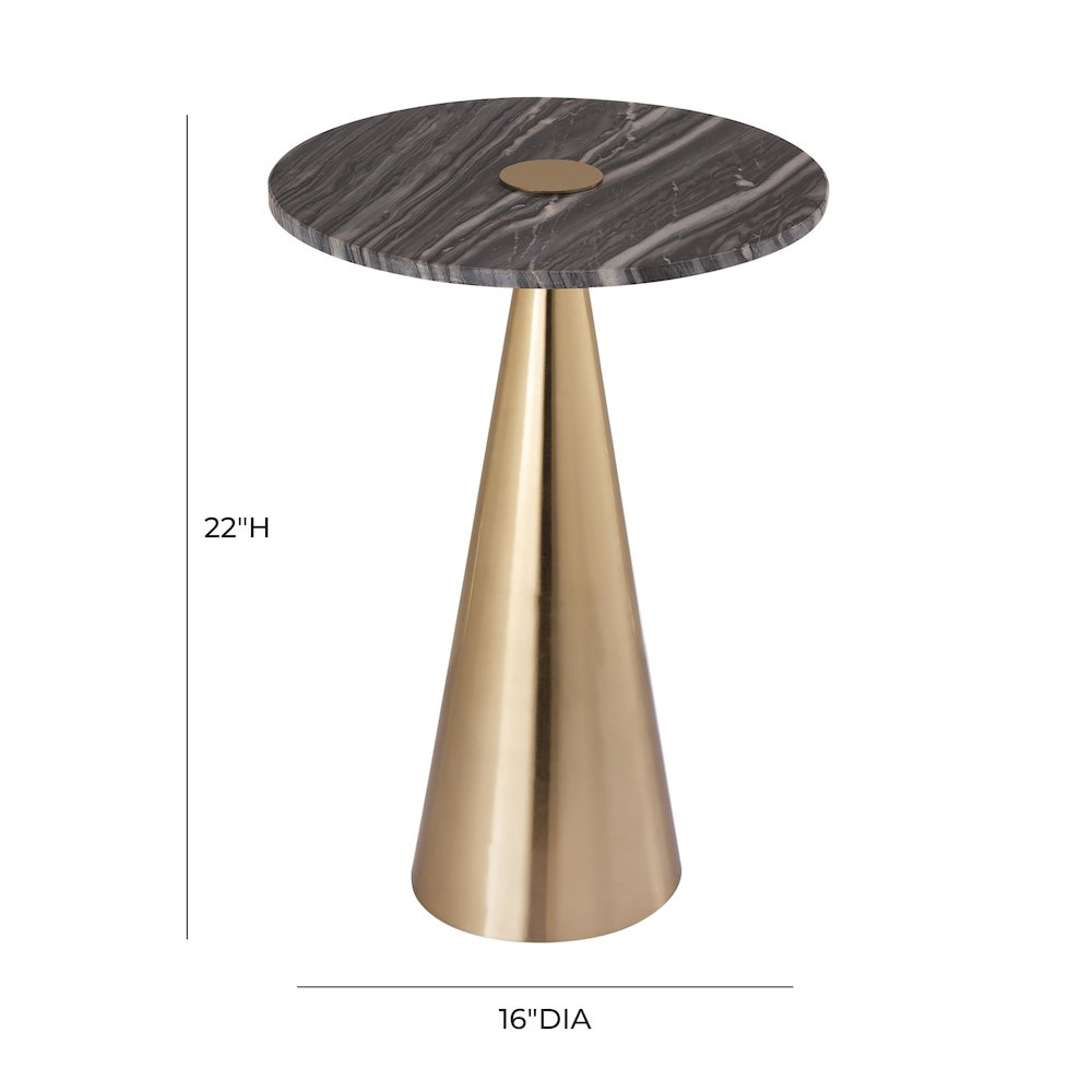 Addyson Marble Side Table. Picture 6