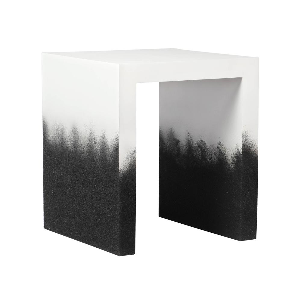 Matra Black and White End Table. Picture 5