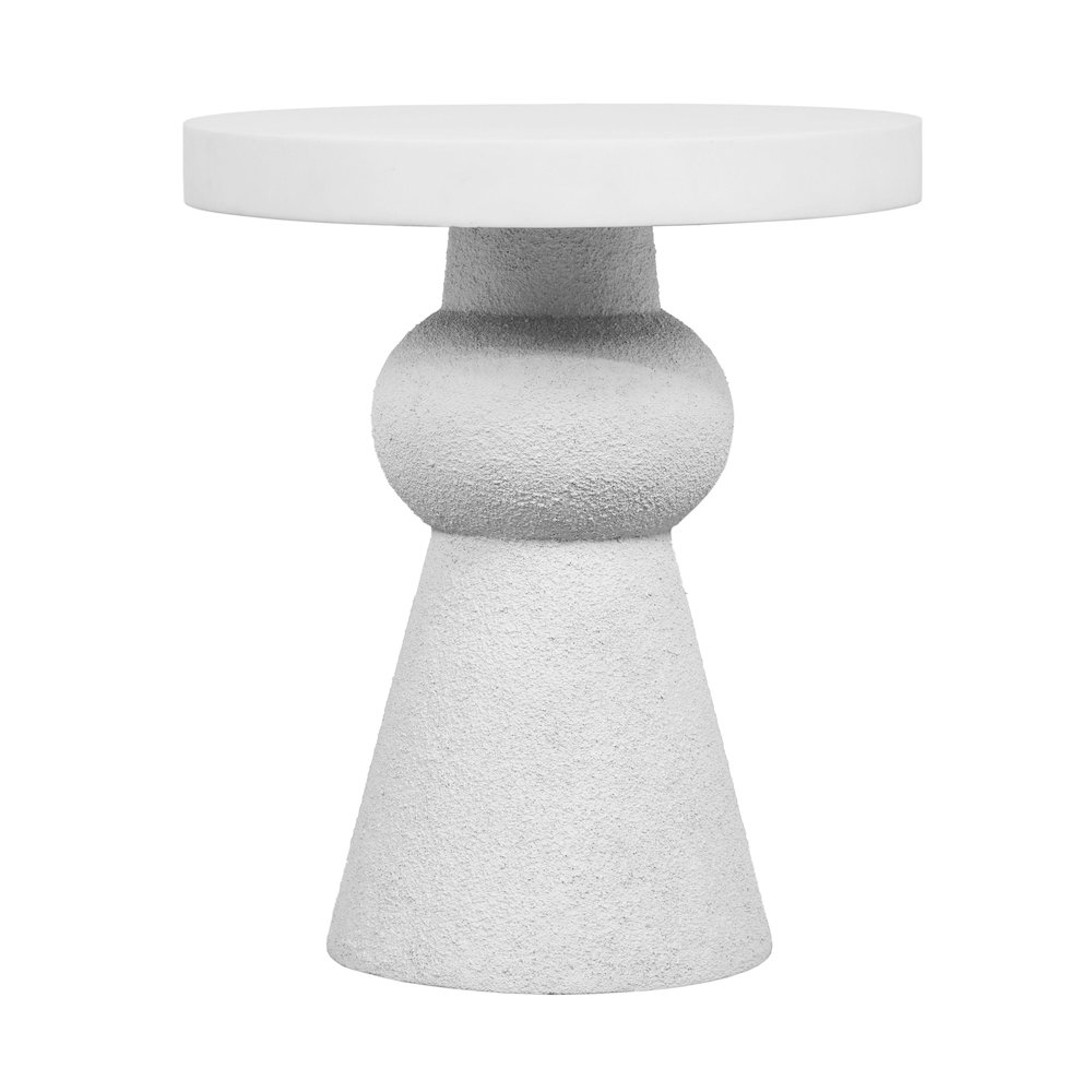 Lupita White Side Table. Picture 1