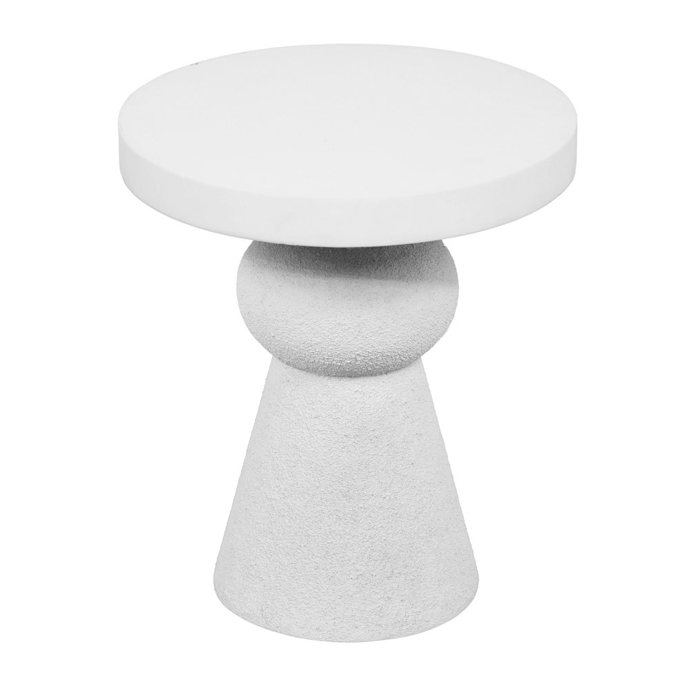 Lupita White Side Table. Picture 3