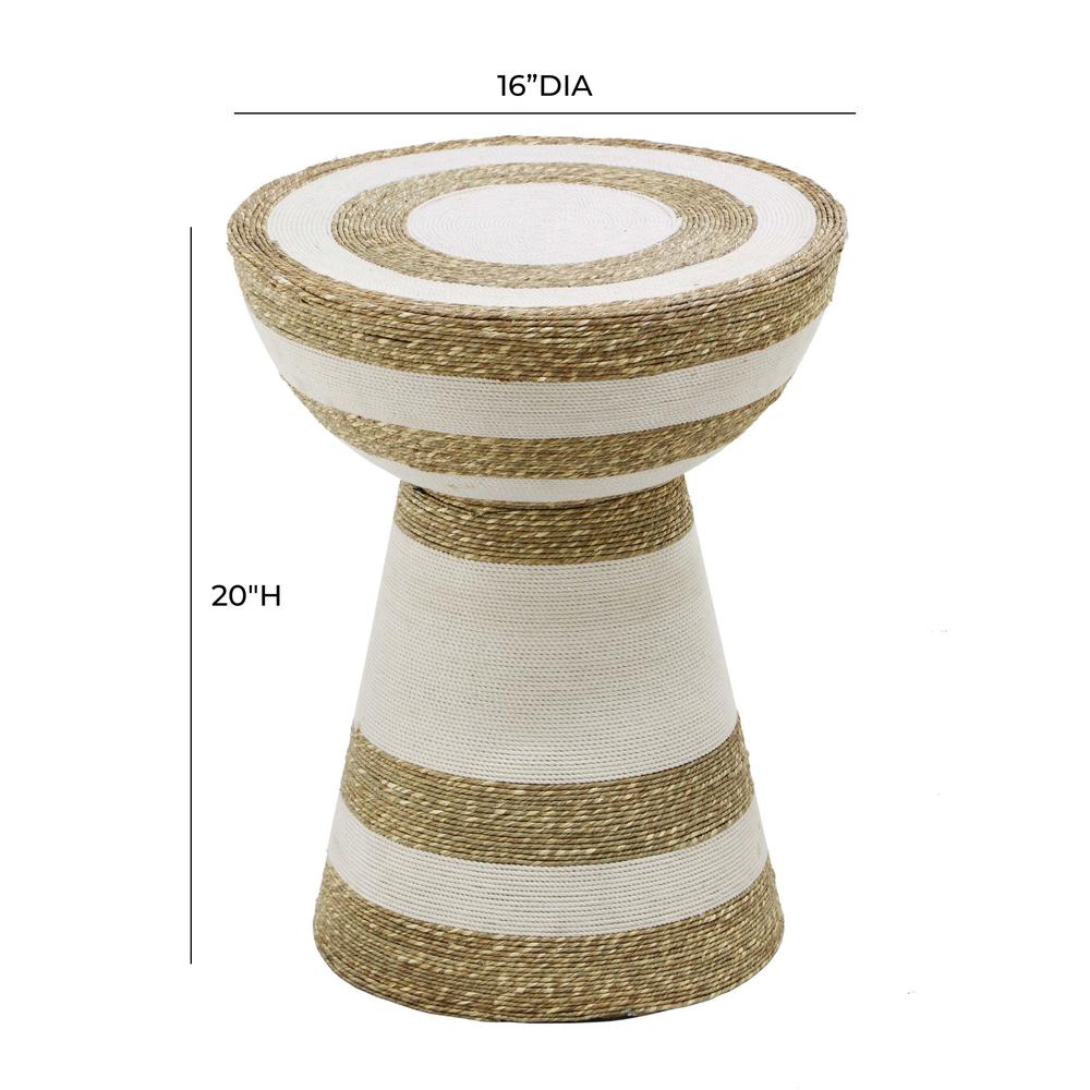 Wren Striped Side Table. Picture 5