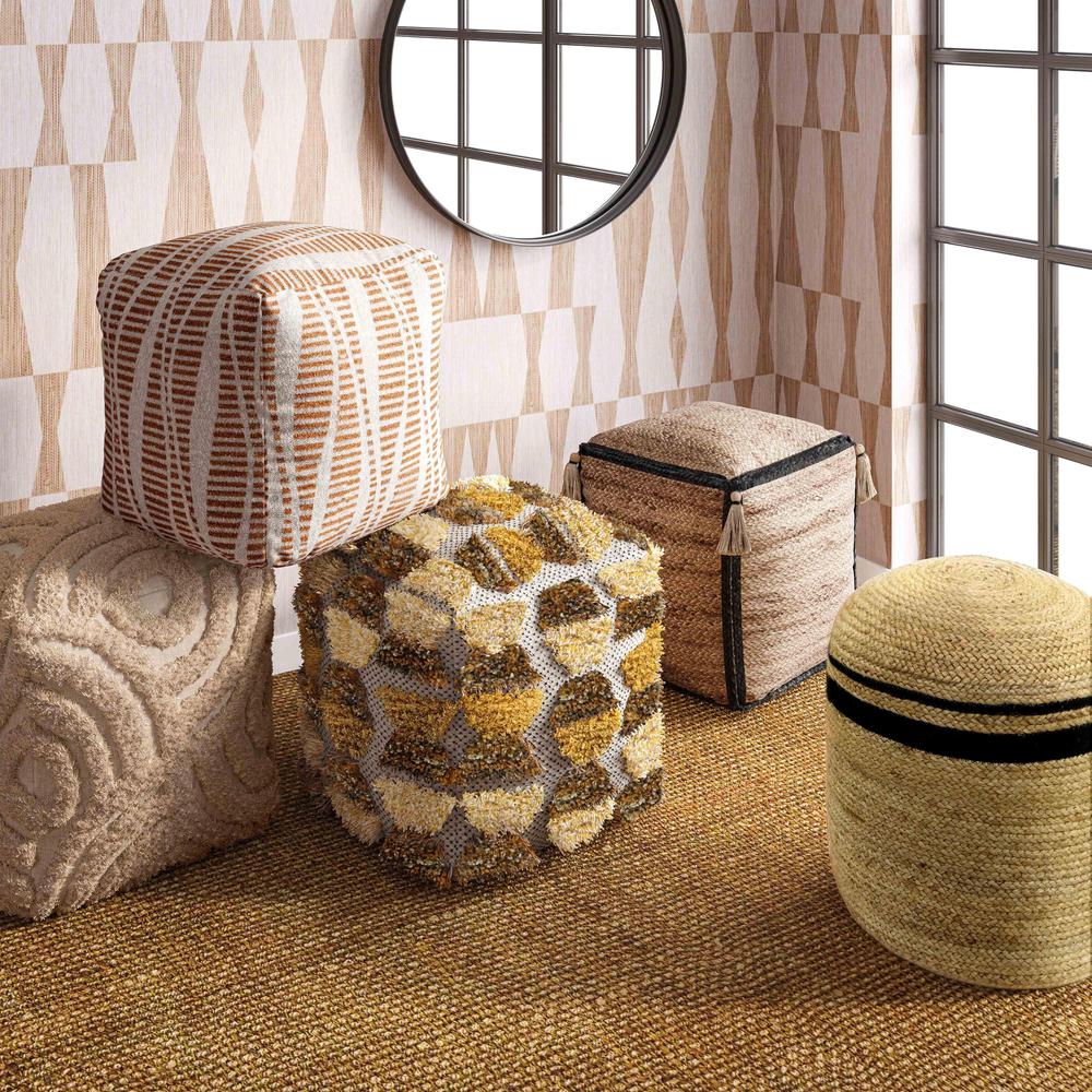 Sawyer Tufted Pouf. Picture 5