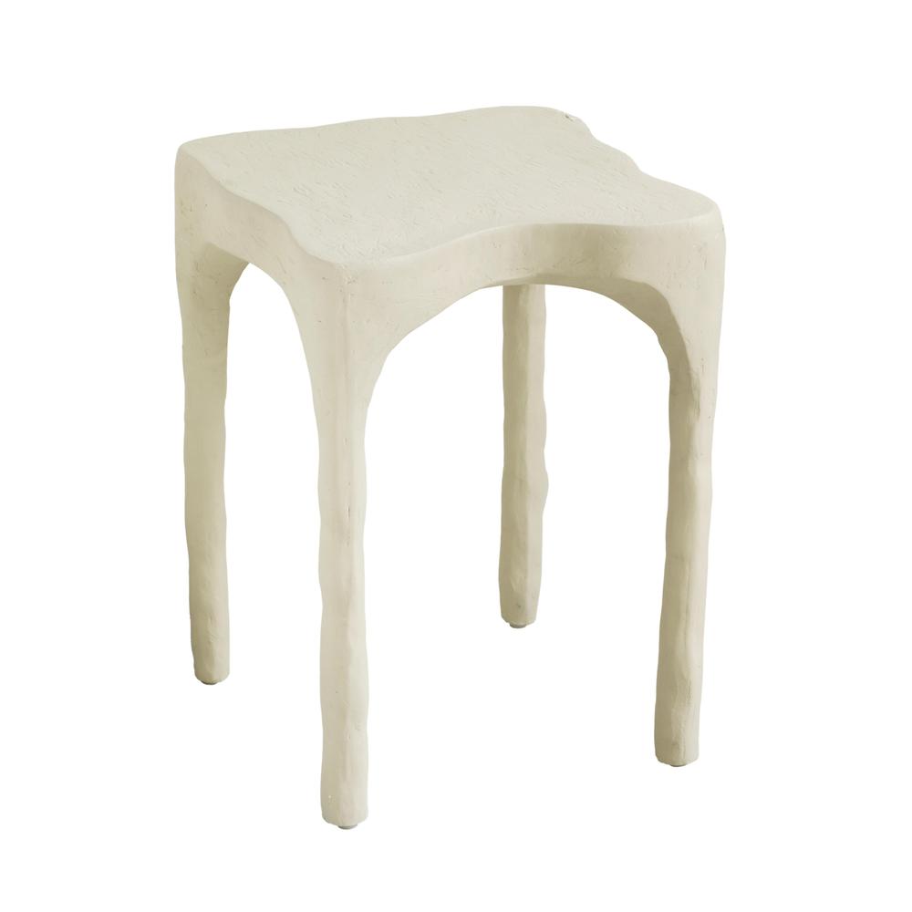Skully Cream Textured Side Table. Picture 2