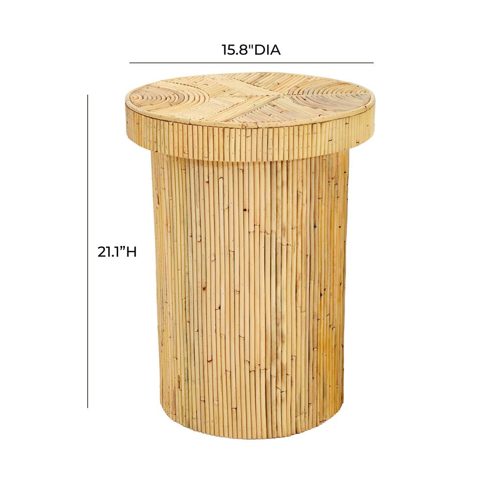 Acadia Rattan Side Table. Picture 7
