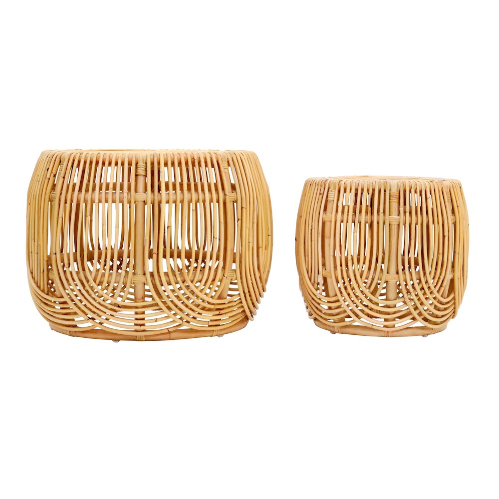 Azrina Rattan Nesting Tables. Picture 3