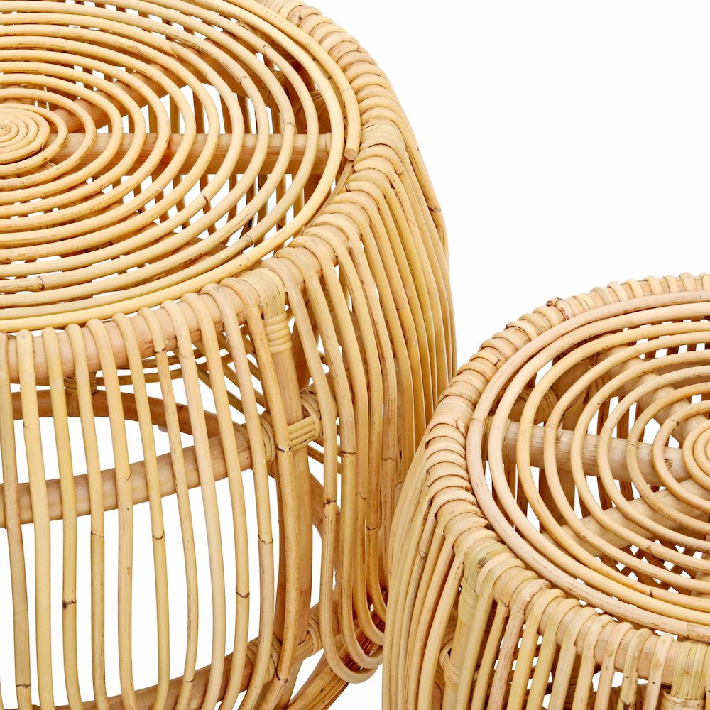 Azrina Rattan Nesting Tables. Picture 4