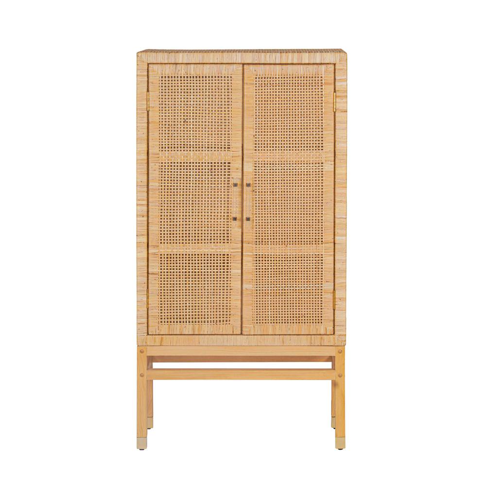Amara Natural Woven Rattan Cabinet. Picture 2
