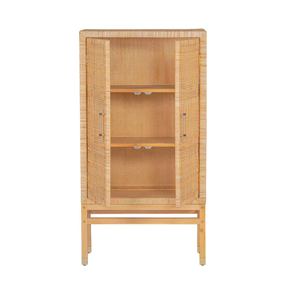 Amara Natural Woven Rattan Cabinet. Picture 3