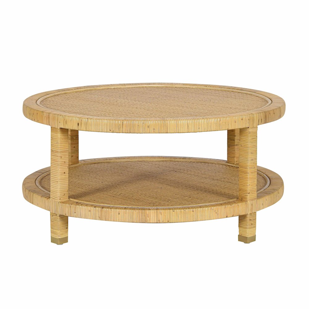 Amara Natural Rattan Coffee Table. Picture 3