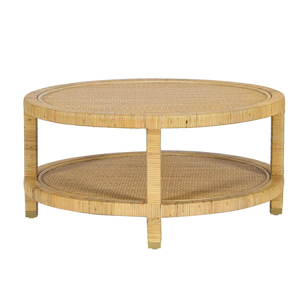 Amara Natural Rattan Coffee Table. Picture 4