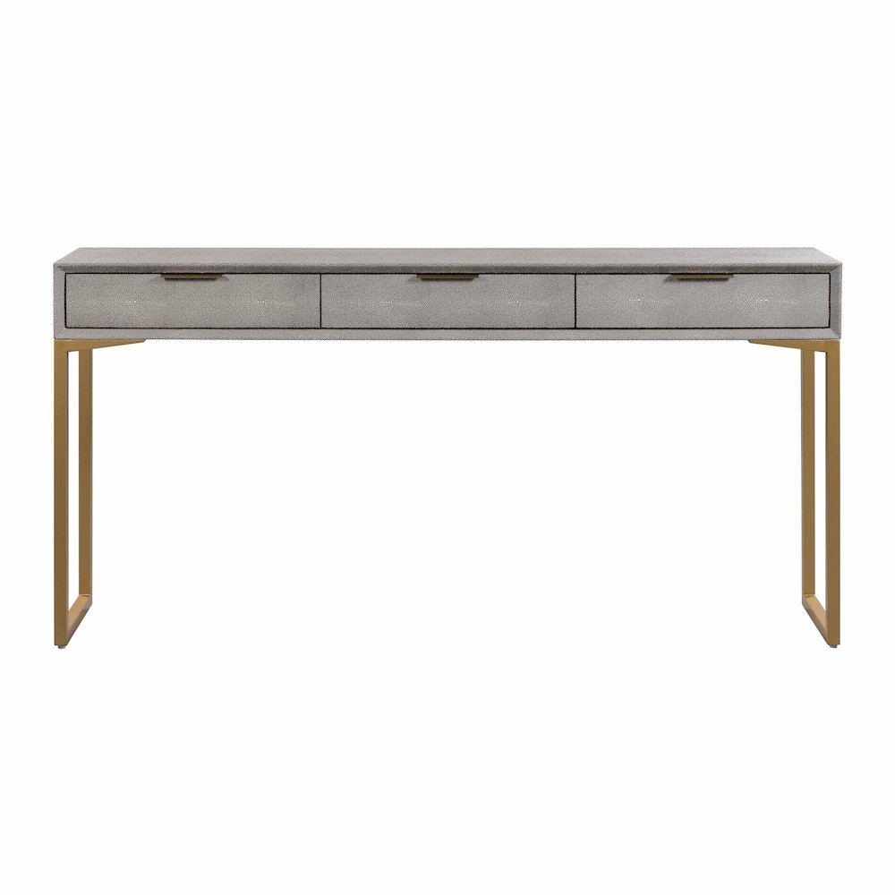Pesce Shagreen Console Table. Picture 3