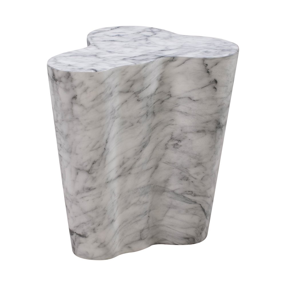 Slab Marble Short Side Table. Picture 3