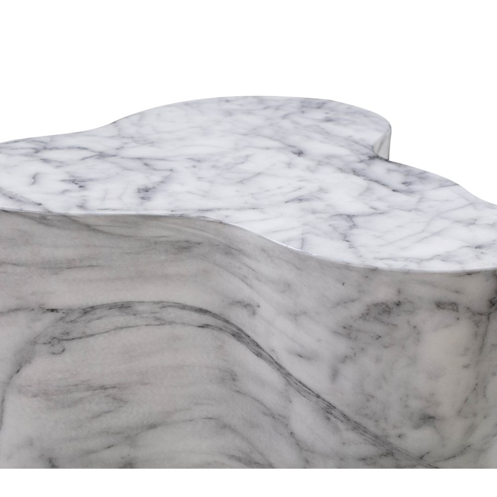 Slab Marble Short Side Table. Picture 6