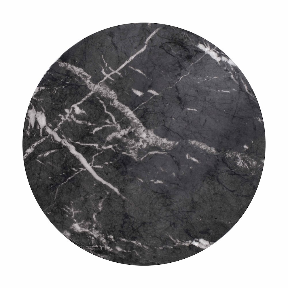 Rue Black Marble Side Table. Picture 4