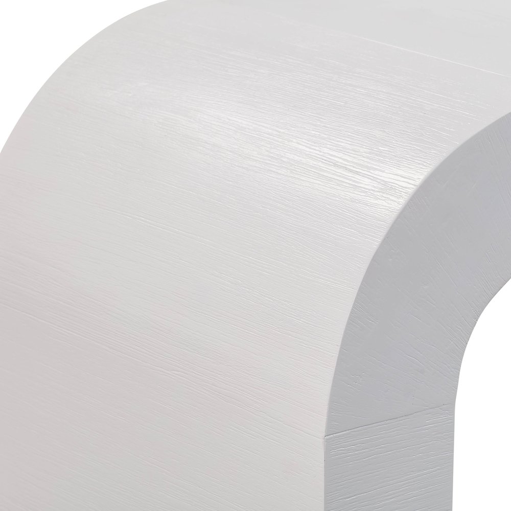 Hump White Console Table. Picture 5