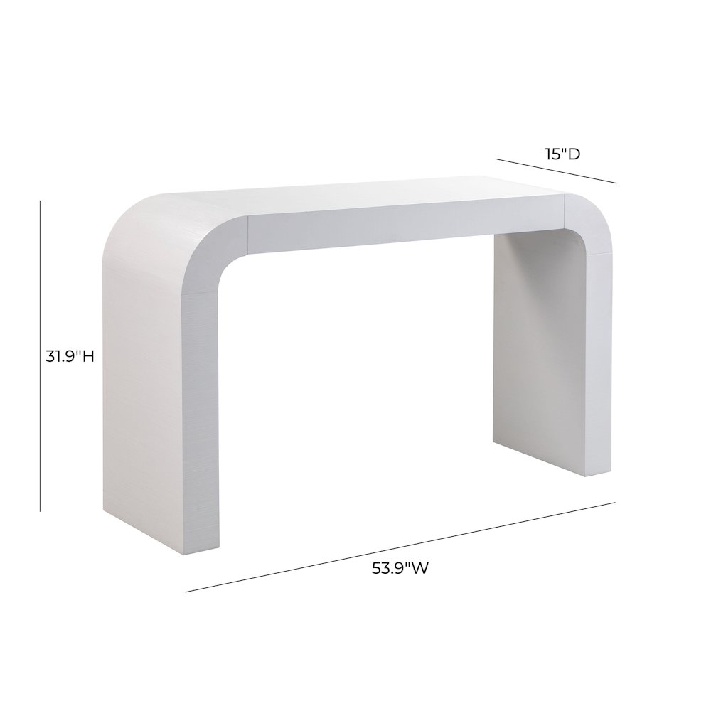 Hump White Console Table. Picture 8