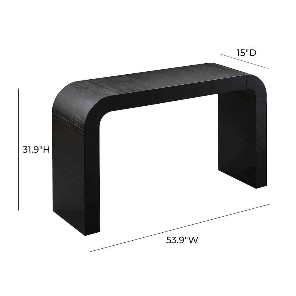 Hump Black Console Table. Picture 6